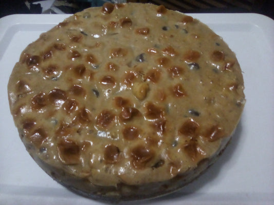 Rocky road cheesecake | Torta de queso crema con malvavisco y nueces