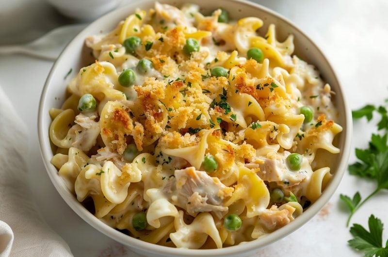 chicken or tuna casserole | Cazuela de atún o pollo